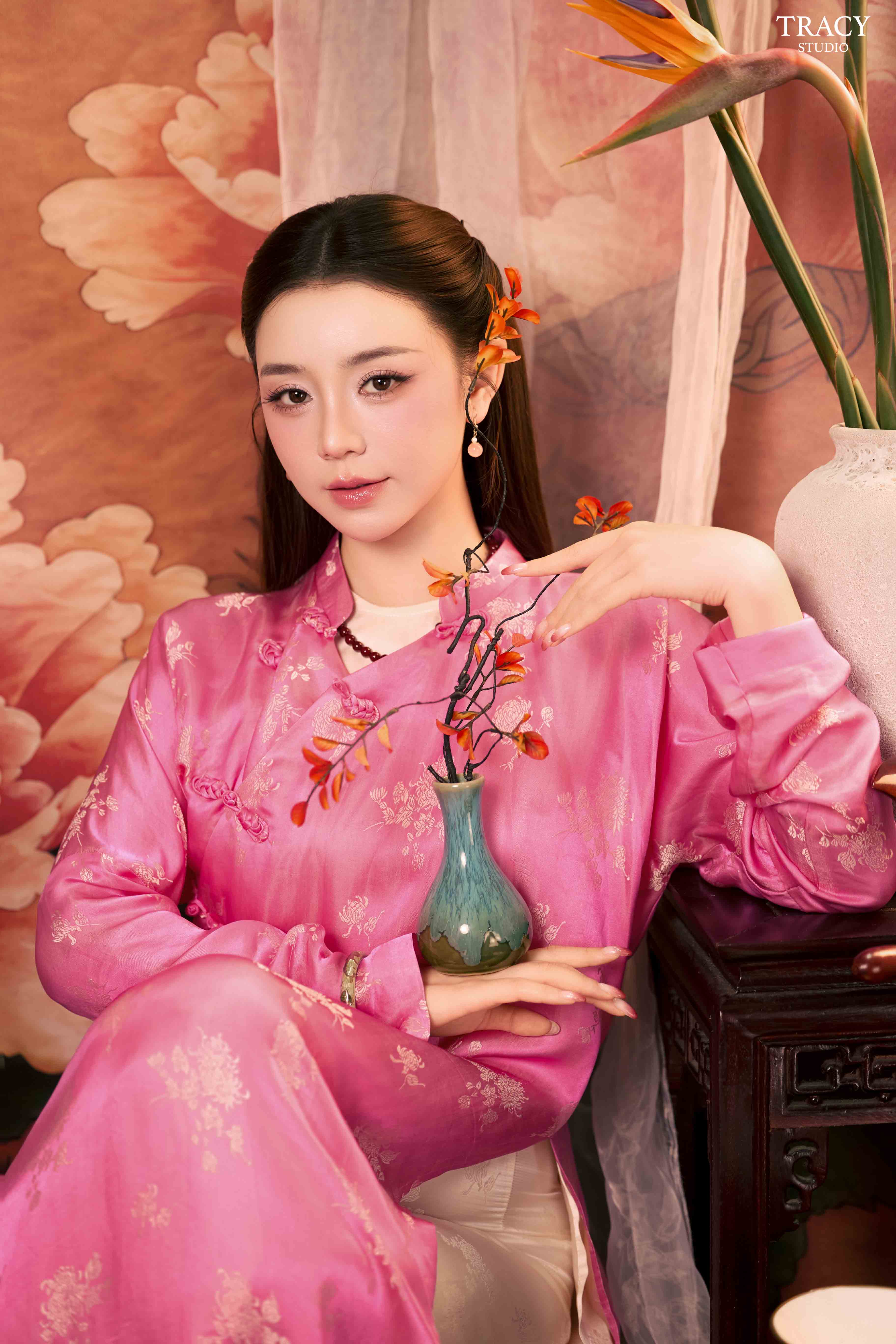 tracy studio chụp concept Tết du uyên